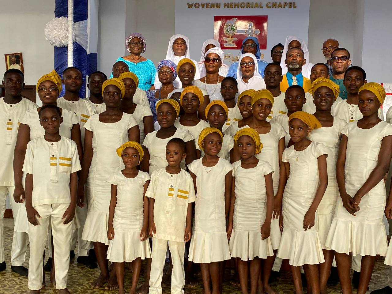 Junior Choir in performance