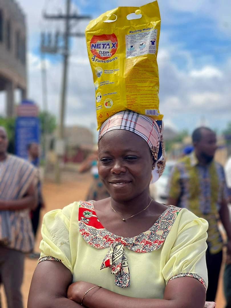 Community parade during harvest